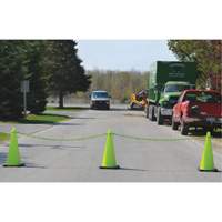 Traffic Cone & Chain Kit, 28", Orange, 4" & 6" Reflective Collar(s) Kelford