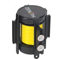 Magnetic Tape Cassette for Build-Your-Own Crowd Control Barrier, 7', Yellow Tape Kelford