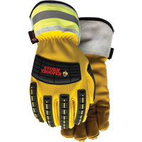5782CR Storm Trooper Gloves, Small, Cowhide Palm, Elastic Cuff Kelford