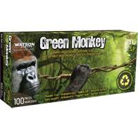 5559PF Green Monkey Gloves, Small, Nitrile, 4-mil, Powder-Free, Green Kelford