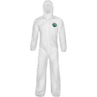 MicroMax&reg; NS Cool Suit Coveralls, Small, White, Microporous/Polypropylene Kelford