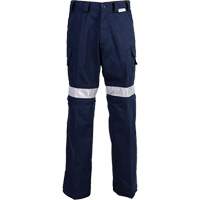 High Visibility Pants, Poly-Cotton, 32, Navy Blue Kelford