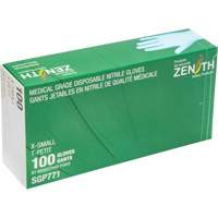 Puncture-Resistant Medical-Grade Disposable Gloves, X-Small, Nitrile, 4.5-mil, Powder-Free, Blue, Class 2 Kelford