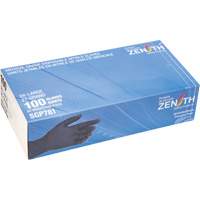 Gants jetables de calibre m&eacute;dical r&eacute;sistants &agrave; la perforation, 2T-Grand, Nitrile, 5 mils, Sans poudre, Noir, Classe 2 Kelford