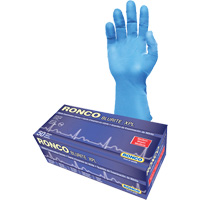 Blurite XPL Examination Gloves, Small, Nitrile, 8-mil, Powder-Free, Blue, Class 2 Kelford