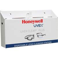 Uvex<sup>®</sup> Clear<sup>®</sup> Plus Disposable Lens Cleaning Station, Cardboard, 16" L x 3.19" D x 9.25" H SGQ557 | Kelford