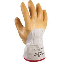 Gant enduit &agrave; fini rid&eacute;, 10/Grand, R&ecirc;vetement Latex de caoutchouc, Enveloppe en Coton Kelford