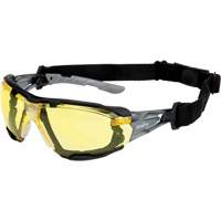 Z2900 Series Safety Glasses with Foam Gasket, Amber Lens, Anti-Scratch Coating, ANSI Z87+/CSA Z94.3 SGQ765 | Kelford