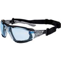 Z2900 Series Safety Glasses with Foam Gasket, Blue Lens, Anti-Scratch Coating, ANSI Z87+/CSA Z94.3 SGQ766 | Kelford