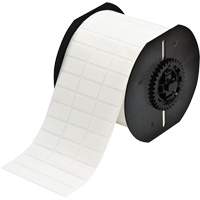 B33 Series Repositionable Adhesive Labels, Vinyl, 1" L x 0.5" H, White Kelford