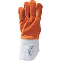 Lebon Heat Resistant Work Gloves, Leather, 10, Protects Up To 482° F (250° C) SGR311 | Kelford