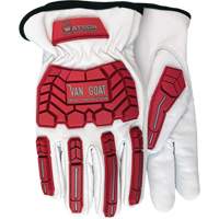 Van Goat Impact & Cut Resistant Gloves, X-Small, Goatskin Palm, Slip-On Cuff Kelford
