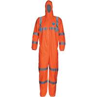 HV High Visibility Coveralls with Hood, Small, Orange, Tyvek&reg; 500 Kelford