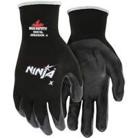 Ninja&reg; Coated Gloves, Large, Bi-Polymer Coating, 15 Gauge, Nylon/Lycra&reg; Shell Kelford