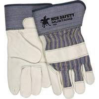 Mustang Fitters Gloves, Large, Grain Cowhide Palm, Fleece Inner Lining Kelford