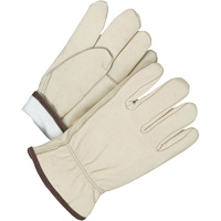 Driver/Roper Gloves, 10, Grain Cowhide Palm, Thinsulate Inner Lining Kelford