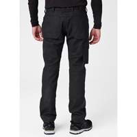 Oxford Service Pants, Poly-Cotton, Black, Size 30, 30 Inseam SGU533 | Kelford