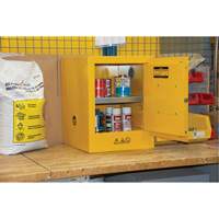 Flammable Storage Cabinet, 4 gal., 1 Door, 17" W x 22" H x 18" D SGU584 | Kelford