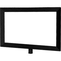 Heavy-Duty Horizontal Sign Holder for Classic Posts, Black Kelford
