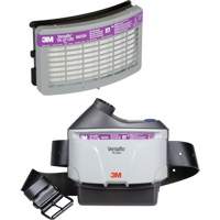 Ensemble complet d'APR &agrave; &eacute;puration d'air motoris&eacute; Versaflo TR-300, Pile Lithium-ion Kelford