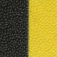 Airsoft™ Anti-Fatigue Mat, Pebbled, 3' x 5' x 3/8", Black/Yellow, PVC Sponge SGV445 | Kelford