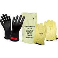 Salisbury  Electrical-Insulating Glove Kit, ASTM Class 0, Size 9, 11" L Kelford