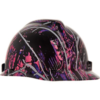 Casque de s&eacute;curit&eacute; Hydro Dip V-Gard, ANSI type I/CSA type 1, Suspension Rochet Kelford