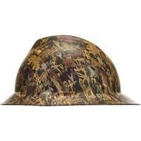 Casque de s&eacute;curit&eacute; &agrave; bordure compl&egrave;te Hydro Dip V-Gard, R&eacute;pond aux normes CSA type 1, Suspension Rochet, Non ventil&eacute; Kelford