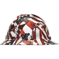 Casque de s&eacute;curit&eacute; &agrave; bordure compl&egrave;te Hydro Dip V-Gard, R&eacute;pond aux normes CSA type 1, Suspension Rochet, Non ventil&eacute; Kelford