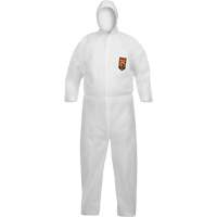 KleenGuard A40 Disposable Coveralls, Medium, White, Microporous Kelford