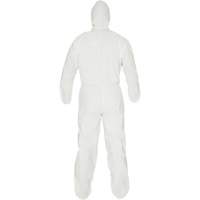 KleenGuard A40 Disposable Coveralls, Medium, White, Microporous Kelford