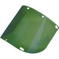 Dynamic Formed Faceshield, Polycarbonate, Green Tint Kelford