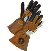 Gants de soudage &agrave; l'arc MIG Gander Brand, Cuir fleur de vache, Taille T-petit Kelford