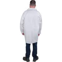 Protective Lab Coat, Microporous, White, Small SGW617 | Kelford