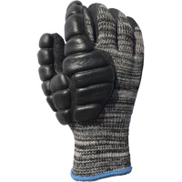 Gants antichocs enduits pour le martelage, 8/Moyen, Paume en Synth&eacute;tique, Poignet &eacute;lastique Kelford
