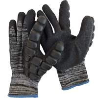 Gants antichocs enduits pour le martelage, 8/Moyen, Paume en Synth&eacute;tique, Poignet &eacute;lastique Kelford