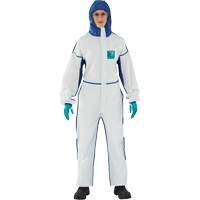 Combinaisons 3 pi&egrave;ces 1800 AlphaTec confortable, Grand, Bleu/Blanc, Microporeux/SMS Kelford