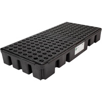 Black Diamond Low Profile Spill Pallet, 25.5 US gal. Spill Capacity, 49" x 24" x 6.5" Kelford