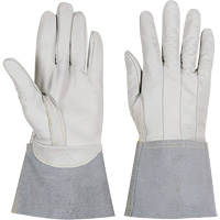 852 Ranpro&reg; FR White Stags TIG Gloves, Full Grain Calfskin, Size Small Kelford