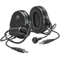 Casque VI NIB avec deux fils de sortie Peltor ComTac, Style Cordon cervical, 22 dB Kelford