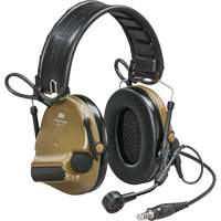Casque VI NIB avec fils de sortie unique et rail arc Peltor ComTac, Style Bandeau, 23 dB Kelford