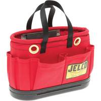 Aerial Tool Bucket with Magnet, 14" L x 7" W x 10" H, Canvas, Red SGY398 | Kelford