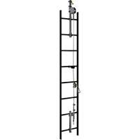 20' Lad-Saf™ Cable Vertical Safety System, Galvanized Steel SGY439 | Kelford