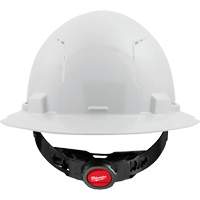 Casque de s&eacute;curit&eacute; &agrave; bordure compl&egrave;te avec suspension &agrave; 4 points, Suspension Rochet, ANSI type I/CSA type 1 Kelford