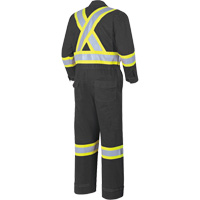 7702BK FR-Tech&reg; 88/12 FR Arc Rated Coveralls, Size 36, Black, 9.7 cal/cm² Kelford