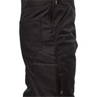 GridIron Regular Length Zip-To-Thigh Bib Overall, Men's, Large, Black Kelford