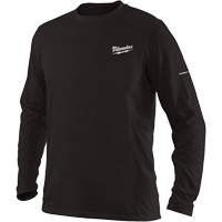 T-shirt &agrave; manches longues Workskin, Hommes, Petit, Noir Kelford