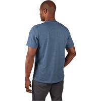 T-shirt de travail hybride, Hommes, Petit, Bleu Kelford
