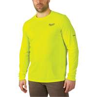 Workskin Lightweight High Visibility Shirt, Men's, Small, Yellow Kelford