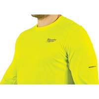Workskin Lightweight High Visibility Shirt, Men's, Small, Yellow Kelford